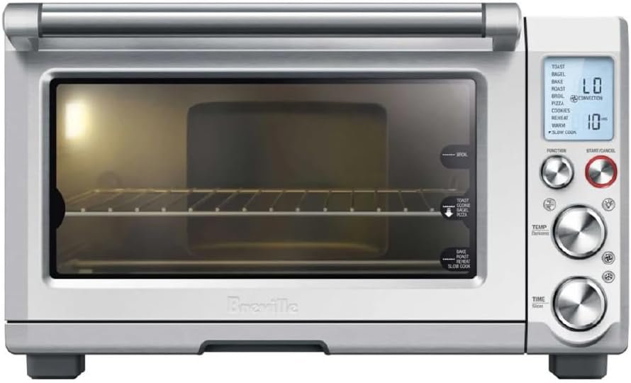 Breville Smart Oven Pro Toaster Oven, Brushed Stainless Steel, BOV845BSS