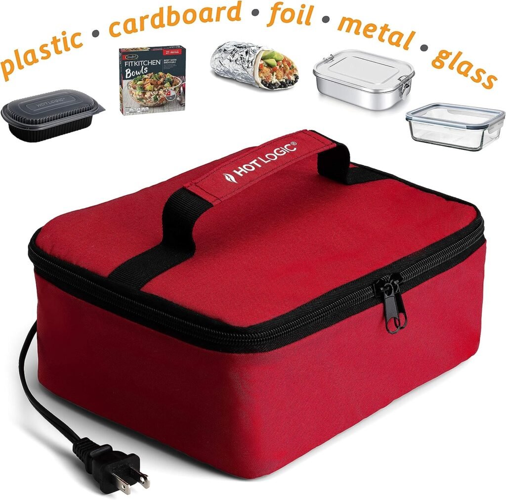 Hot Logic Portable Personal Mini Oven, Red