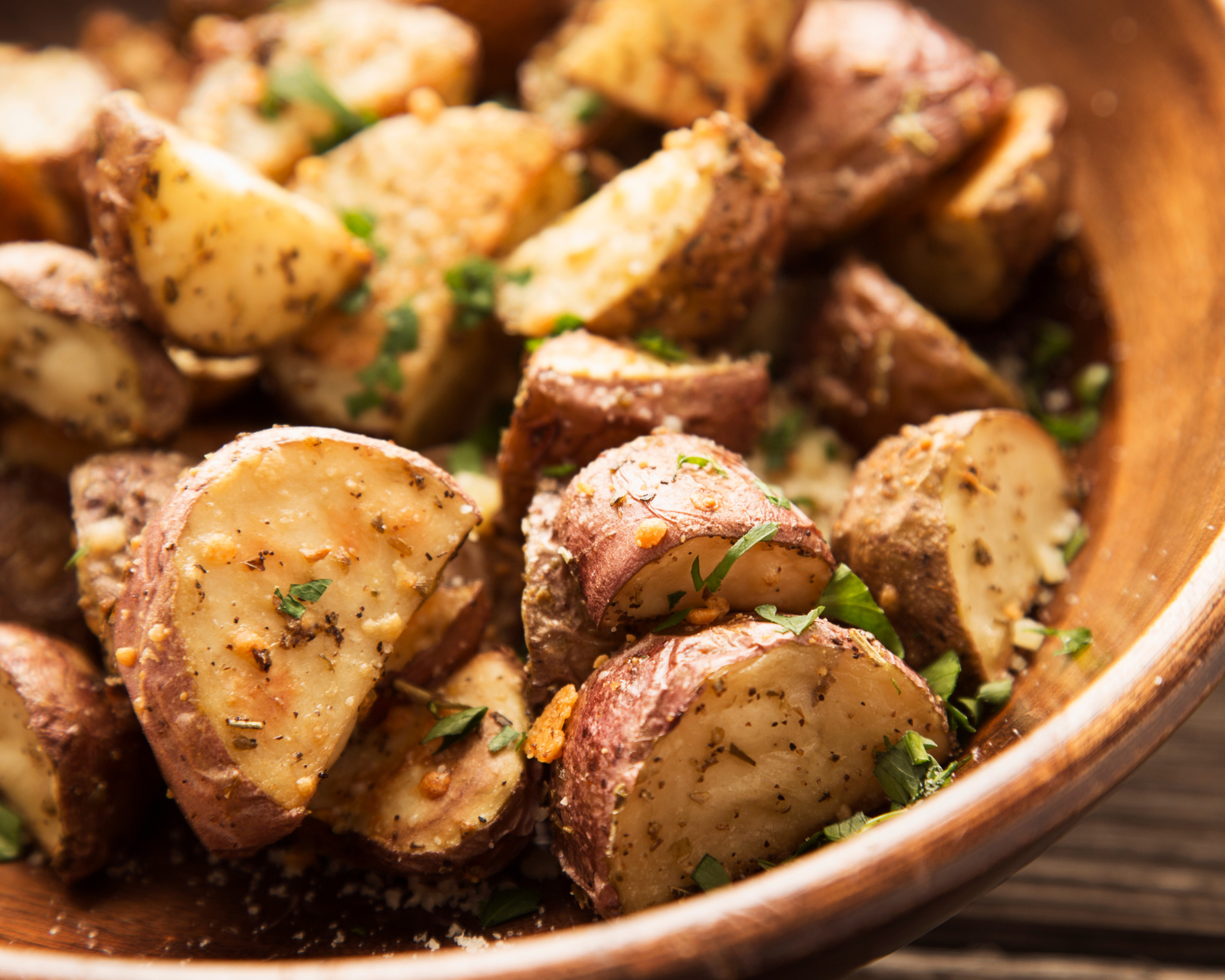 Garlic Butter Roasted Potatoes Recipe