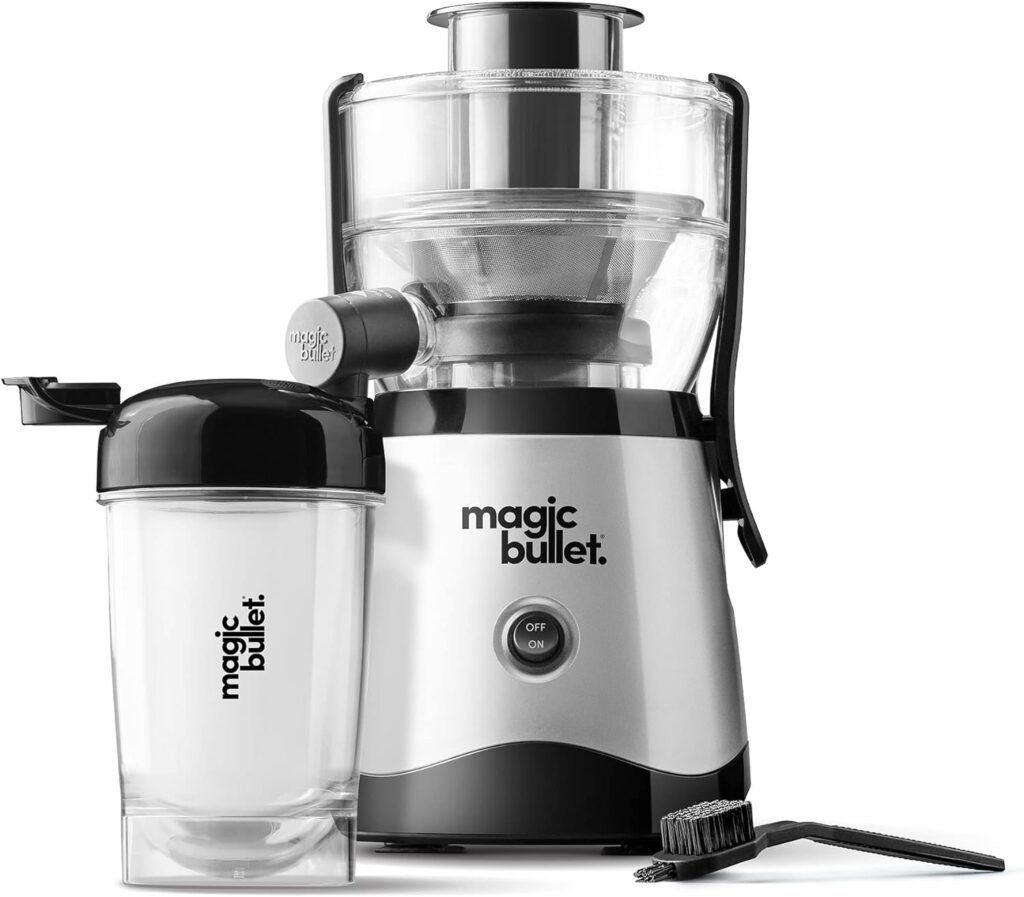 Magic Bullet Mini Juicer with Cup, Black and Silver