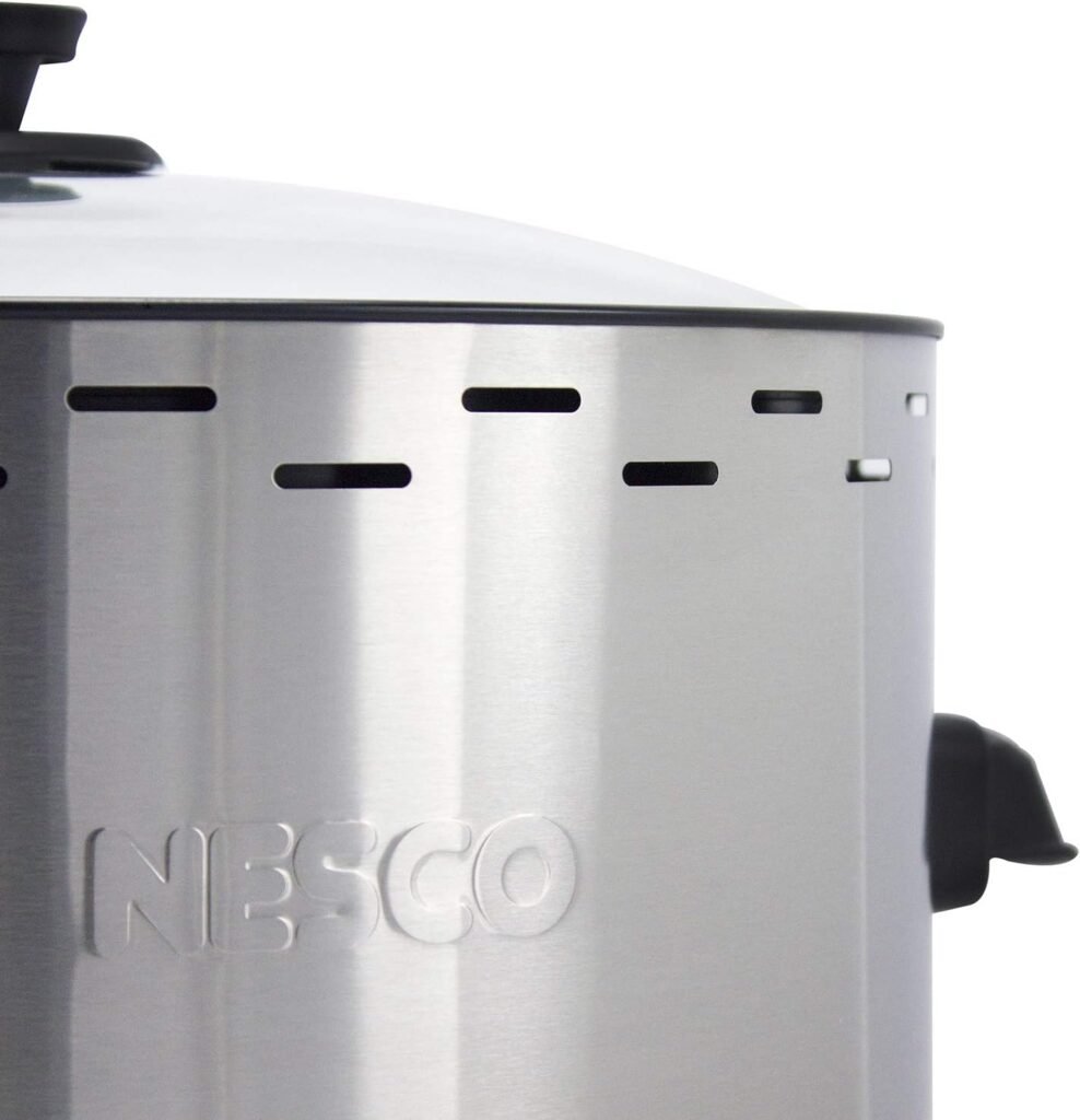 NESCO ITR-01 Digital Infrared Upright Turkey Roaster, Oil Free, 1420 Watts, Silver