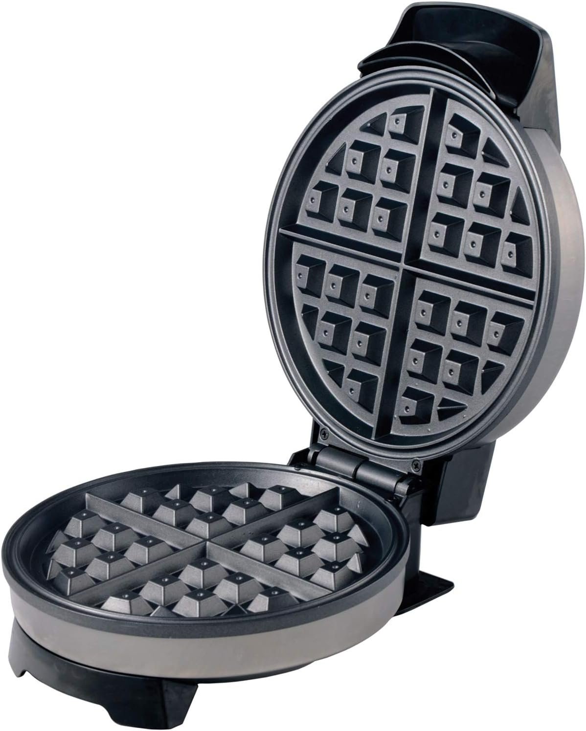 Brentwood Belgian Waffle Maker Non-Stick, 7, Stainless Steel