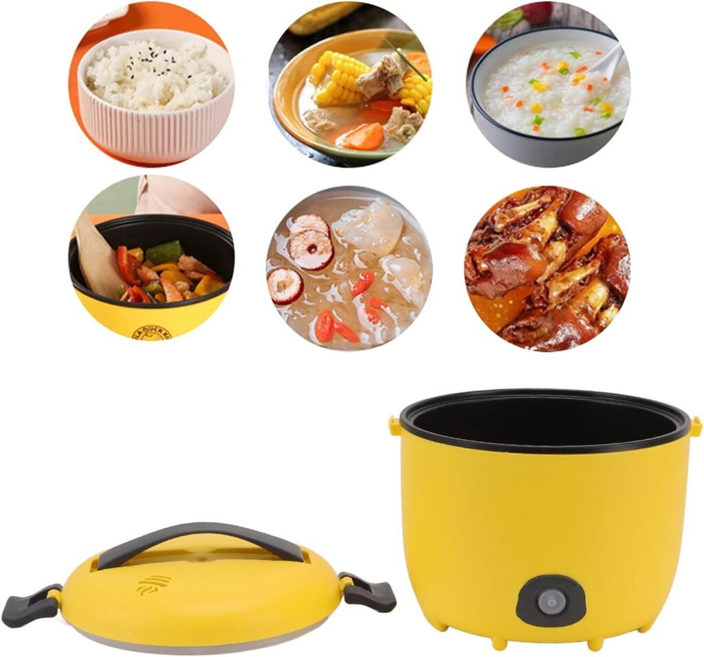 Multi Functional Portable Small Electric Grain Cooker High Temperature Protection 2L Mini Rice Cooker for Home Dormitory Steamers Steamers Stock Pasta Pots