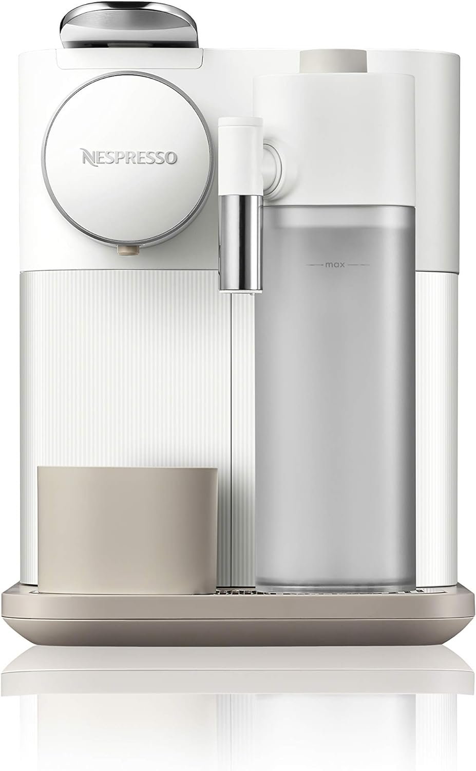 Nespresso Gran Lattissima Original Espresso Machine with Milk Frother by DeLonghi, Fresh White