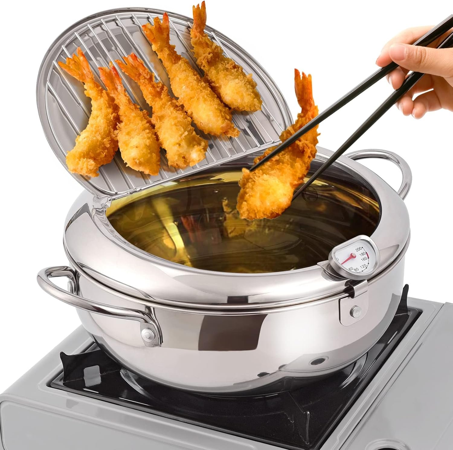Oxydrily Japanese Tempura Deep Fryer Review