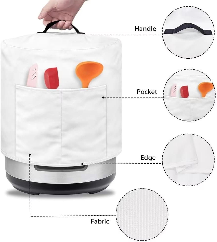 Viewamoon Rice Cooker Pressure Cooker Dust Cover Washable Appliance Pressure Cooker Dust Cover Washable Appliance Toaster Cover Rice Cooker Cover for Wife Mom Gift