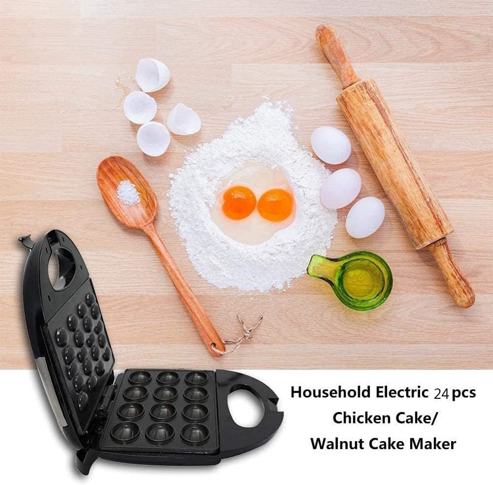 zaizai Electric Walnut Cake Maker, Automatic Mini Nut Waffle Bread Machine Sandwich Iron,Toaster Baking Breakfast Pan Oven