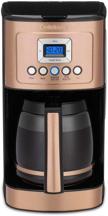 Cuisinart DCC-3200CPAMZ PerfecTemp 14 Cup Programmable Coffeemaker - Copper