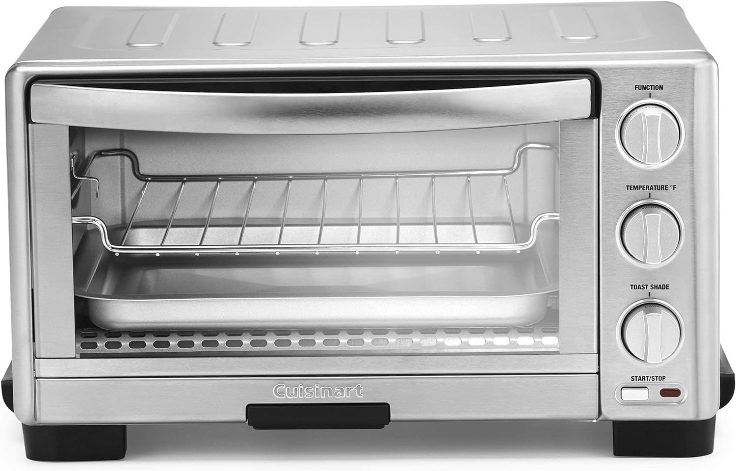 Cuisinart TOB-1010 Toaster Oven Broiler, 11.77 x 15.86 x 7.87, Silver (Renewed)