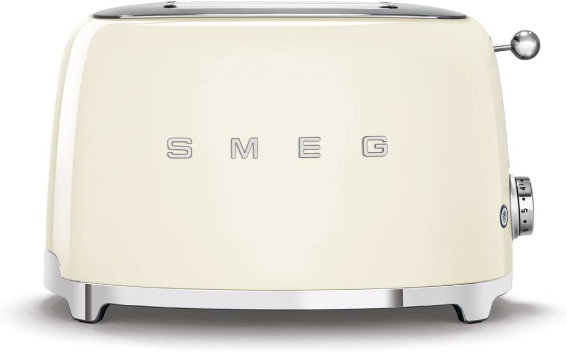 SMEG 2 Slice Retro Toaster (Cream)